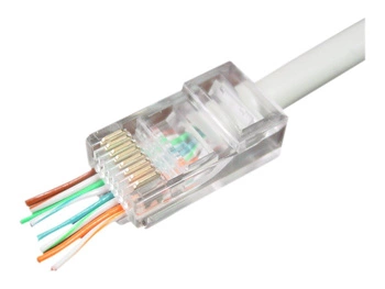 GEMBIRD LC-PTU-01/100 Gembird wtyk sieciowy RJ45 (100 sztuk) przelotowy UTP,8P8C,do drutów i linek