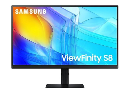 Monitor 27 cali ViewFinity S80UD IPS 3840x2160 UHD 16:9 1xHDMI 1xDP 1xUSB-C 90W 3xUSB 3.0 LAN KVM 5ms PinP/PbyP 60Hz HAS+PIV płaski 3YOn-Site