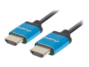 LANBERG HDMI M/M v2.0 cable 0.5m black 4K slim
