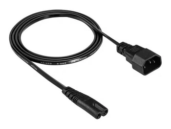 AKYGA Kabel zasilający AK-PC-15A przedłużacz CCA IEC C7 / C14 1.5m