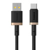 Kabel Baseus Dura USB-Typ C 60W 2m (czarno-złoty)