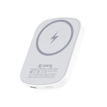 Bezprzewodowy power bank ultra slim MagSpot z MagSafe 5000mAh, USB-C 20W PD