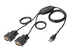 DIGITUS DA-70158 Digitus kabel-konwerter USB2.0/2 x RS232 (DB9M), 5 LGW