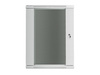 LANBERG WF01-6618-10S Lanberg szafa wisząca rack 19 18U 600x600mm szara (drzwi szklane)