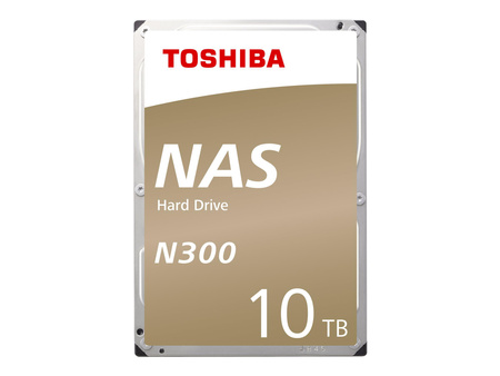 TOSHIBA HDWG11AEZSTA Dysk twardy Toshiba N300, 3.5, 10TB, SATA/600, 7200RPM, 256MB, BOX