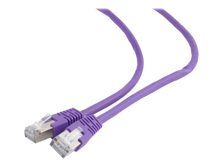 GEMBIRD patchcord RJ45 kat 6 FTP 0.5m fiolet