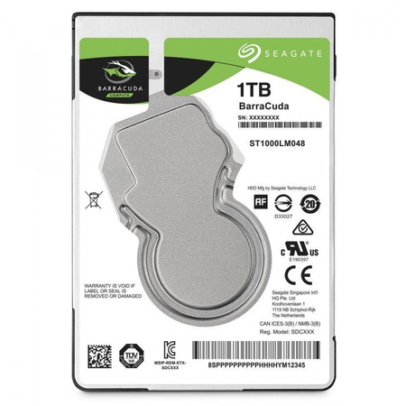 BARRACUDA 2.5IN 1TB SATA/2.5IN 5400RPM 6GB/S 128MB 7MM
