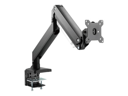 DIGITUS Single Gas Spring Monitor Desk Mount 35inch 15kg max black