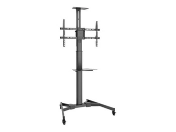 DIGITUS DA-90370 Stojak mobilny pojedynczy z półką, 1xLCD, max. 70, max. 50kg, VESA max. 600x400