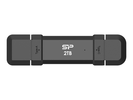 SILICON POWER DS72 250GB USB-A USB-C 1050/850 MB/s Pendrive Black