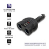 Samochodowy rozdzielacz gniazda zapalniczki 12-24V | 52W | 2.4A |2xUSB | USB QC 3.0 | USB-C PD | 2xgniazdo zapalniczki