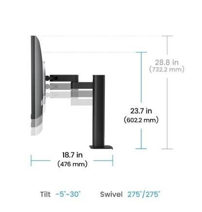 Monitor 28 cali RD280UA 4K IPS 5ms/IPS/1200:1/HDMI/DP