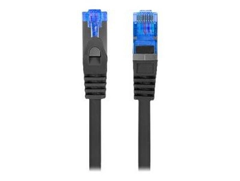 LANBERG patchcord cat.6A FTP LSZH CCA 1m black