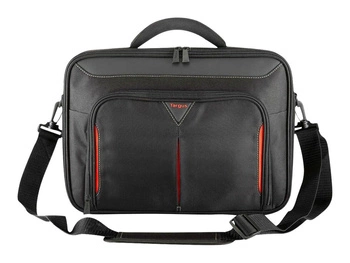 TARGUS CN414EU Targus Torba do Ultrabooka 13-14.1 Classic+ Clamshell, czarno-czerwona