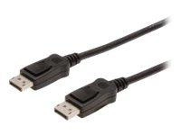 ASM AK-340100-020-S ASSMANN Kabel połączeniowy DisplayPort 1.2 z zatrzaskami Typ DP/DP M/M czarny 2m