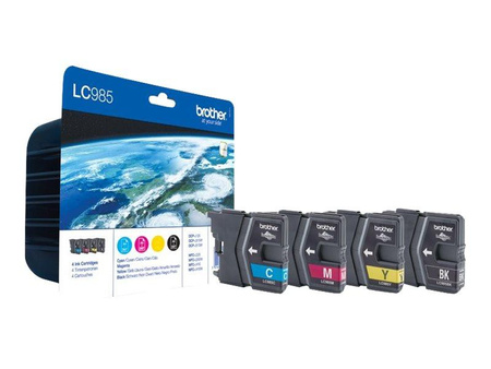 BROTHER LC985VALBP Zestaw Brother LC985 CMYK Blister Pack 300str DCP-J125 / J315W / J515W