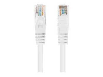 LANBERG Patchcord Cat.6 UTP 3m white 10-pack