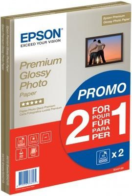 EPSON Premium glossy photo paper inkjet 255g/m2 A4 2x15 sheets 1-pack BOGOF
