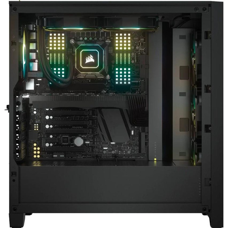 CORSAIR iCUE 4000X RGB Tempered Glass Mid-Tower Black case
