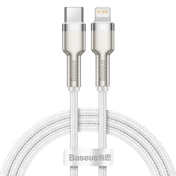 BASEUS KABEL USB-C LIGHTNING CAFULE PD 1M BIAŁY