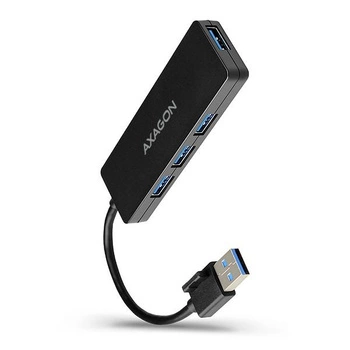 HUE-G1A Hub 4-portowy USB 3.2 Gen 1 SLIM, kabel Type-A 14cm