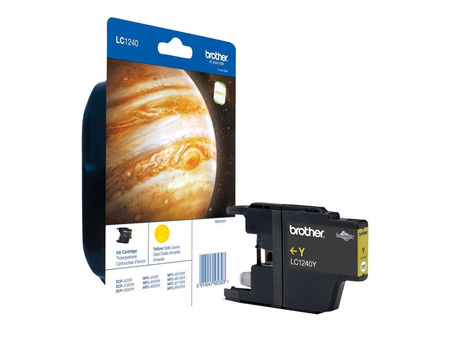 BROTHER LC1240Y Tusz Brother LC1240Y yellow 600str DCP-J525W / DCP-J725DW / MFC-J625DW