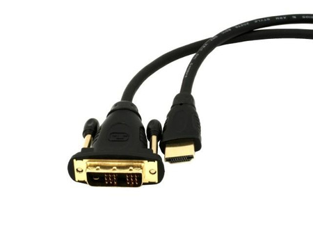 Kabel HDMI-DVI 3M (pozłacane końcówki)