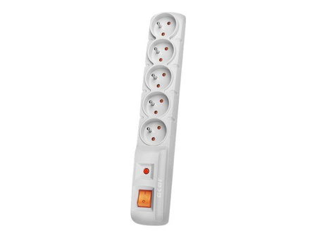 HSKDATA W0105 Acar F5 listwa zasilająco-filtrująca, szara, 1,5m
