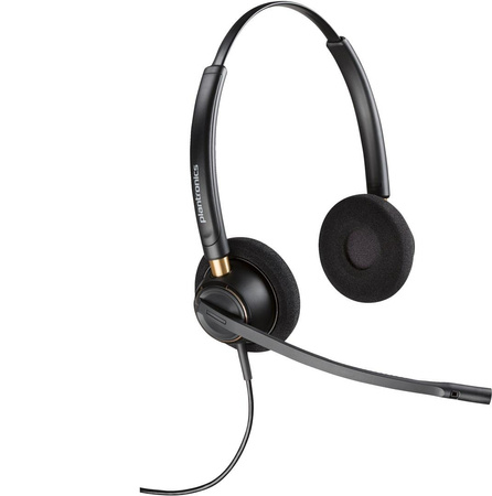 Słuchawki Poly EncorePro HW520 Binaural Wired Headset, USB-A, Black