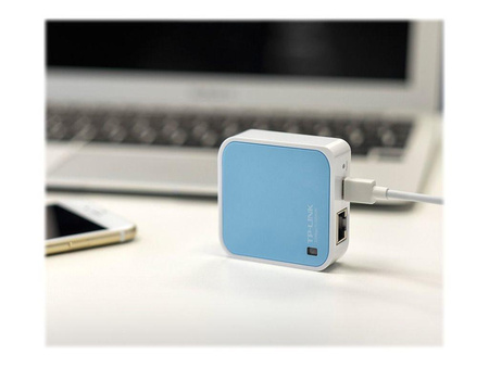 TPLINK TL-WR802N TP-Link TL-WR802N Wireless N300 Nano Router 1xWAN/LAN, 1xMicro USB