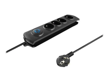 QOLTEC 50104 Qoltec Listwa antyprzepięciowa 4 gniazda 1.5m