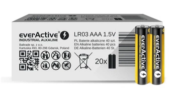 Baterie paluszki LR03/AAA 40 szt.