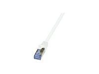 LOGILINK CQ3091S LOGILINK Patchcord Cat.6A 10G S/FTP PIMF PrimeLine 10m biały