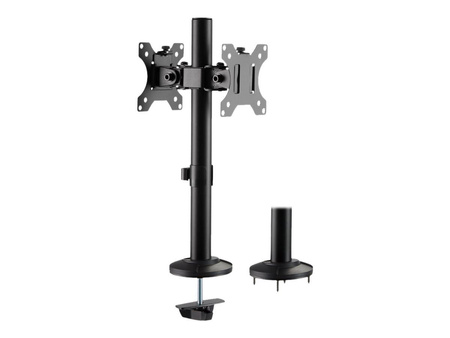 LOGILINK BP0109 Uchwyt na dwa monitory 17inch-32inch stal dwustronny