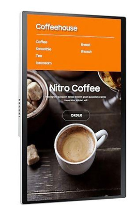 Monitor profesjonalny KIOSK KM24A/Tizen 24 cale Matowy, Dotykowa 16h/7 250(cd/m2) 1920x1080(FHD) S6 Player 3 lata d2d (LH24KMATBGCXEN)