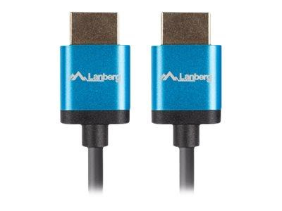 LANBERG HDMI M/M v2.0 cable 1m black 4K slim