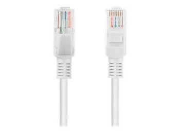 LANBERG Patchcord Cat.5e UTP 0.5m white 10-pack