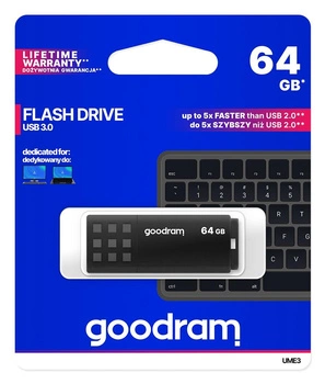 Pendrive UME3 64GB USB 3.0 Czarny