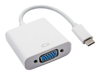 AKYGA Konwerter adapter z kablem AK-AD-55 USB type C m / VGA f 15cm