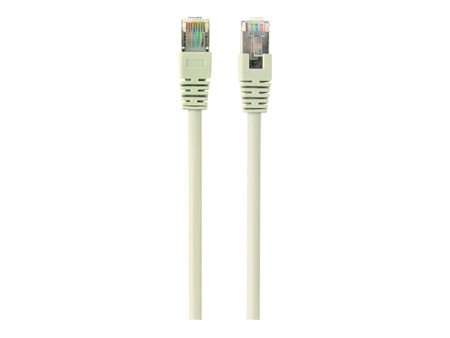 GEMBIRD patchcord RJ45 osłonka zalewana kat 5e FTP 7.5m szary