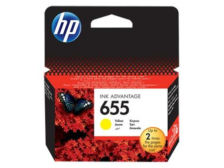 INK CARTRIDGE NO 655 YELLOW/HU