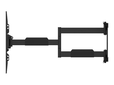 NEOMOUNTS WL40-550BL18 Wallmount Full motion 3 pivots 43-75inch Max 45kg VESA max 800x400 Distance to wall 5.5-71cm Black