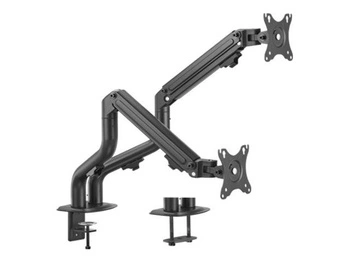 GEMBIRD MA-DA2-02 Biurkowe ramię na dwa monitory regulowane od 17 do 32inch obciążenie do 8kg