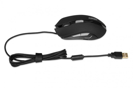 Mysz komputerowa IBOX Aurora A-1 IMOGS9031 (optyczna; 2400 DPI; kolor czarny)