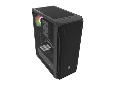 FURY OBUDOWA KOMPUTEROWA FURY SHOBO RGB MIDI TOWER Z OKNEM CZARNA