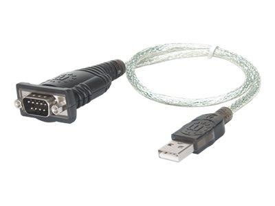 MANHATTAN 205146 Manhattan Konwerter USB na port szeregowy RS232 DB9M