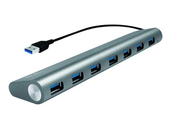 LOGILINK UA0308 LOGILINK - Hub USB 3.0, 7-portowy, aluminiowa obudowa