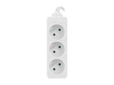 LANBERG PS0-03E-0150-W Lanberg listwa zasilająca 1.5M BIAŁA 3X 230V PL KABEL WYKONANY Z PEŁNEJ MIEDZI