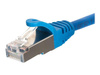 NETRACK BZPAT3FB Netrack patchcord RJ45, osłonka zalewana, kat. 5e FTP, 3m niebieski