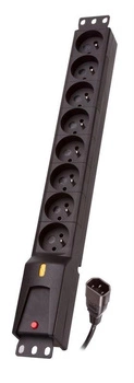 Listwa zasilająca LZRM 810 BW IEC 320, PDU, 5,0m
